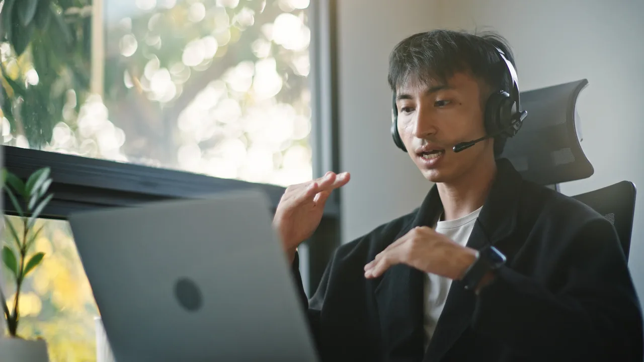 Privacy officer leading a remote compliance review over a video conference