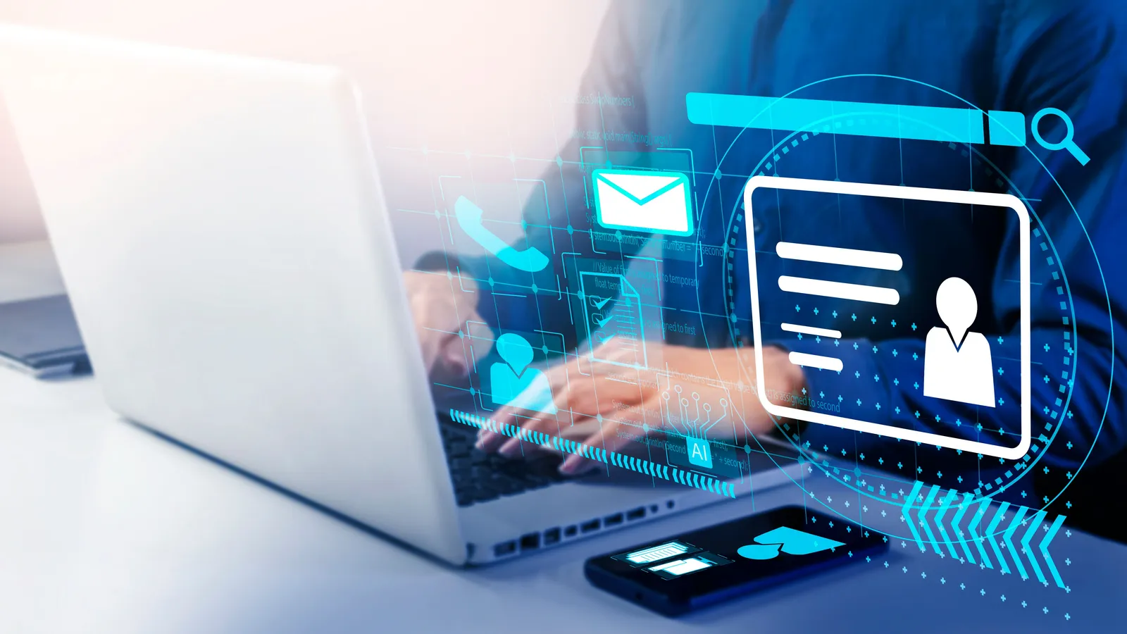 A privacy professional reviewing assessment documents